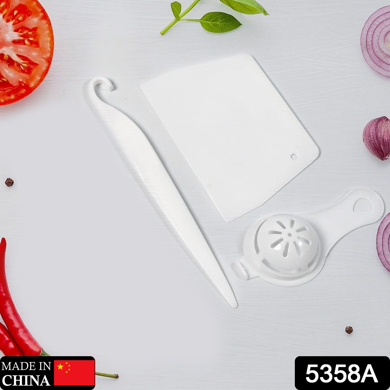 5358a  Cake Making And Decorating Tools Combo Suitable For Kitchen Home And Bakery ( 3pc Set ) 5358a  Cake Making And Decorating Tools Combo Suitable For Kitchen Home And Bakery ( 3pc Set )